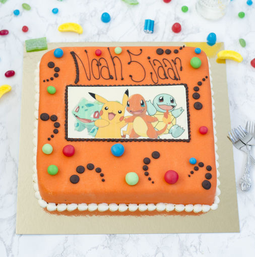 Afbeelding van Foto kindertaart met dots